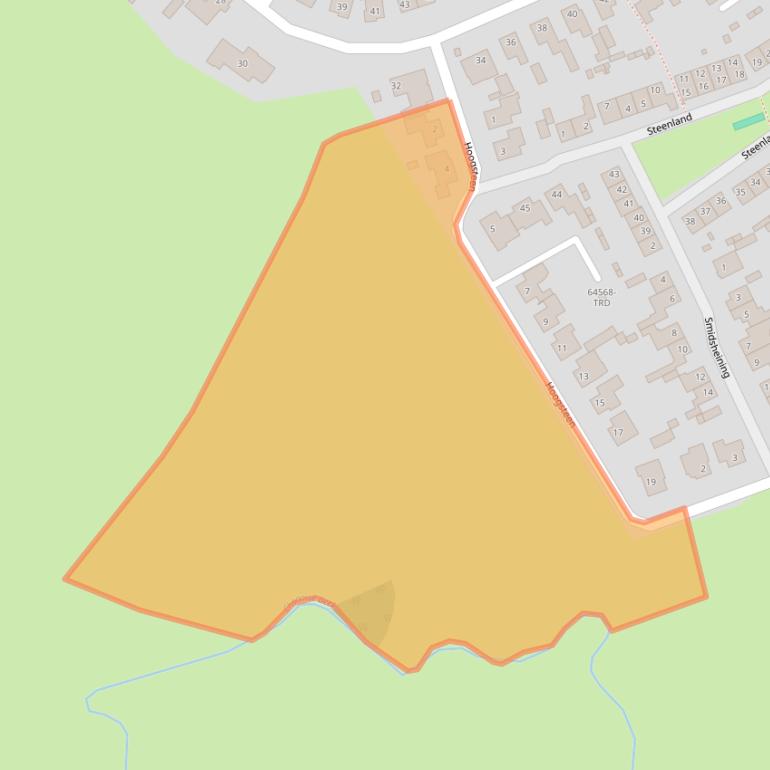 Kaart van postcodegebied 4851WL.