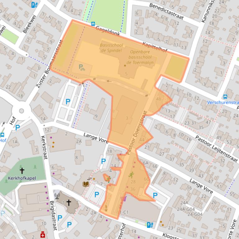 Kaart van postcodegebied 4854CP.