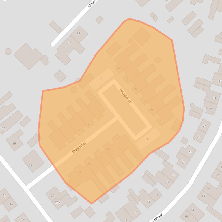 Kaart van postcodegebied 4854CW.