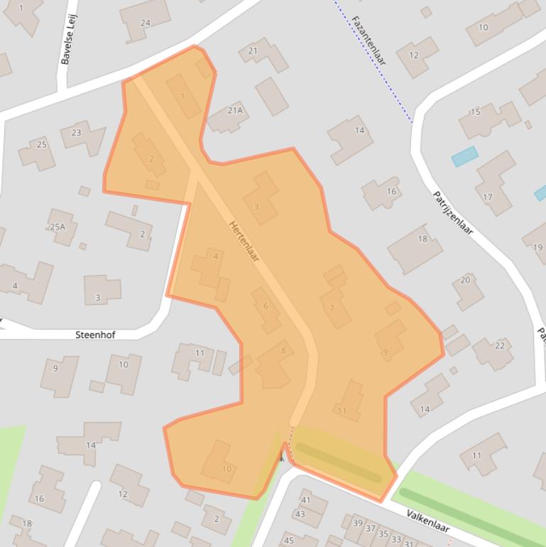 Kaart van postcodegebied 4854EB.