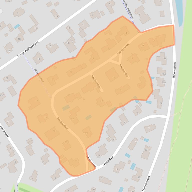 Kaart van postcodegebied 4854EC.