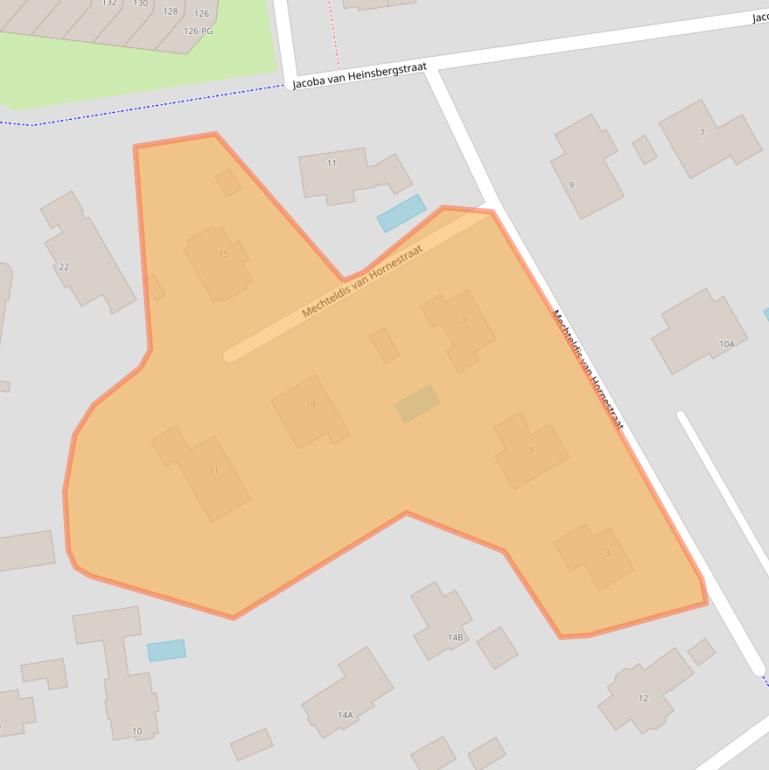 Kaart van postcodegebied 4854EG.