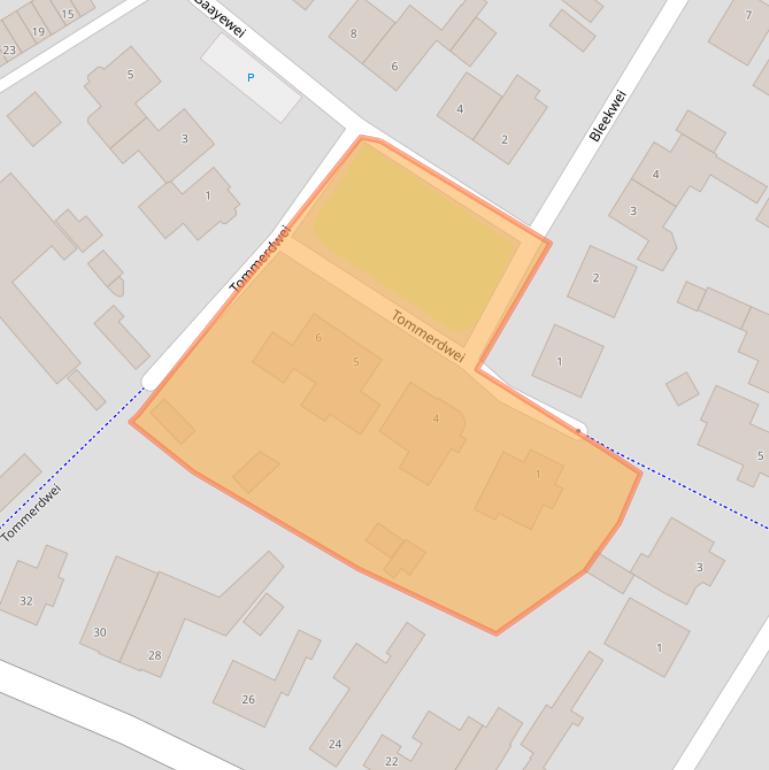 Kaart van postcodegebied 4854KB.