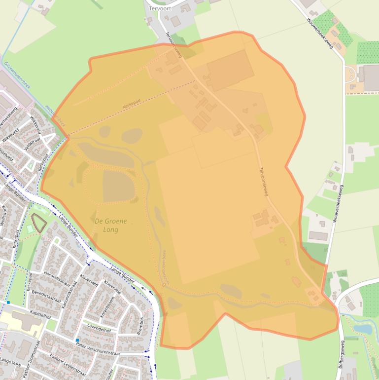 Kaart van postcodegebied 4854NE.