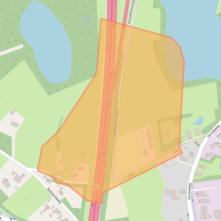 Kaart van postcodegebied 4854PC.