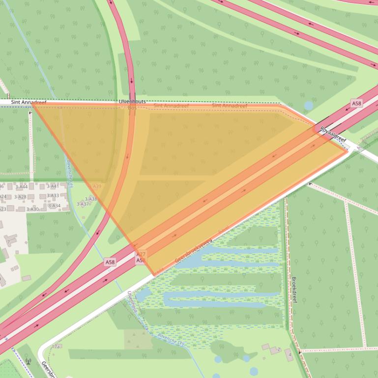 Kaart van postcodegebied 4854PR.