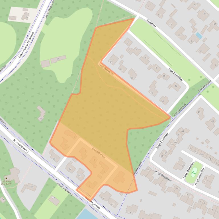 Kaart van postcodegebied 4854PW.