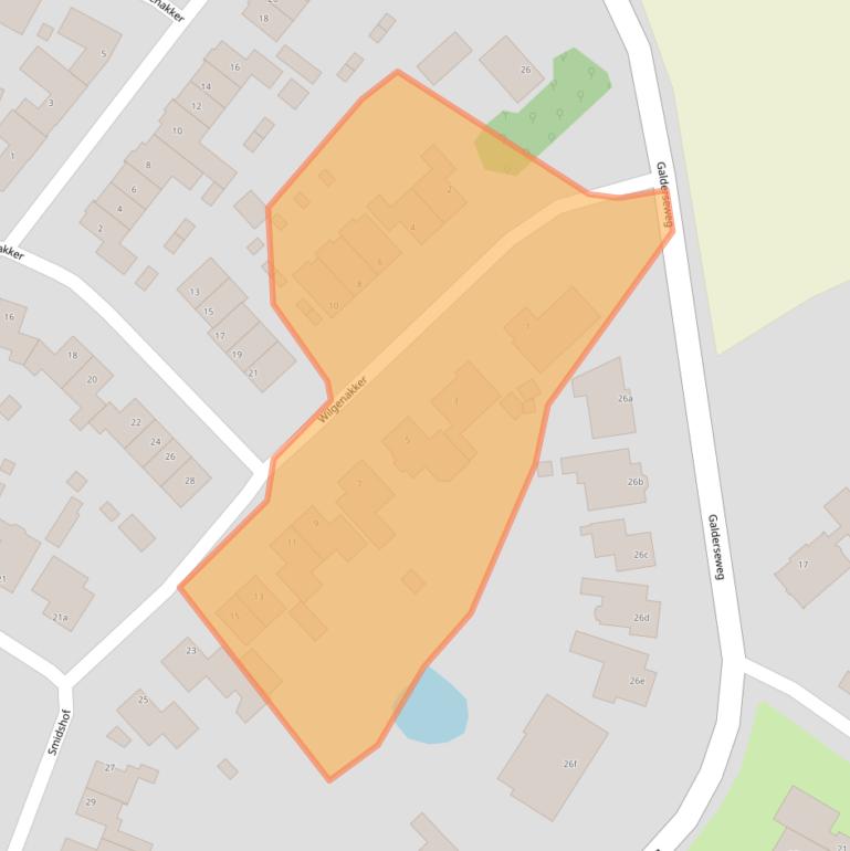 Kaart van postcodegebied 4855BA.