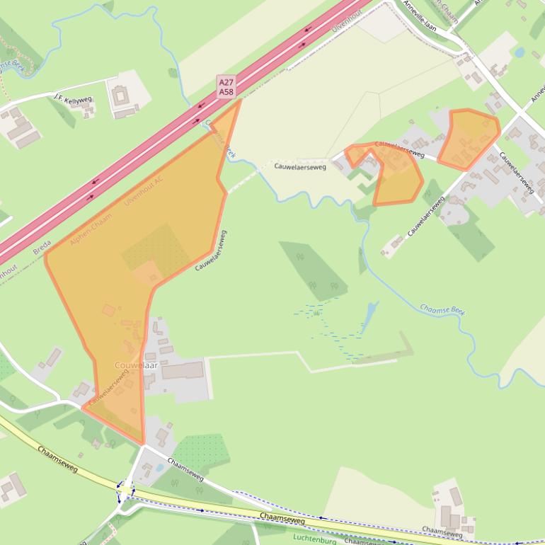 Kaart van postcodegebied 4858RG.