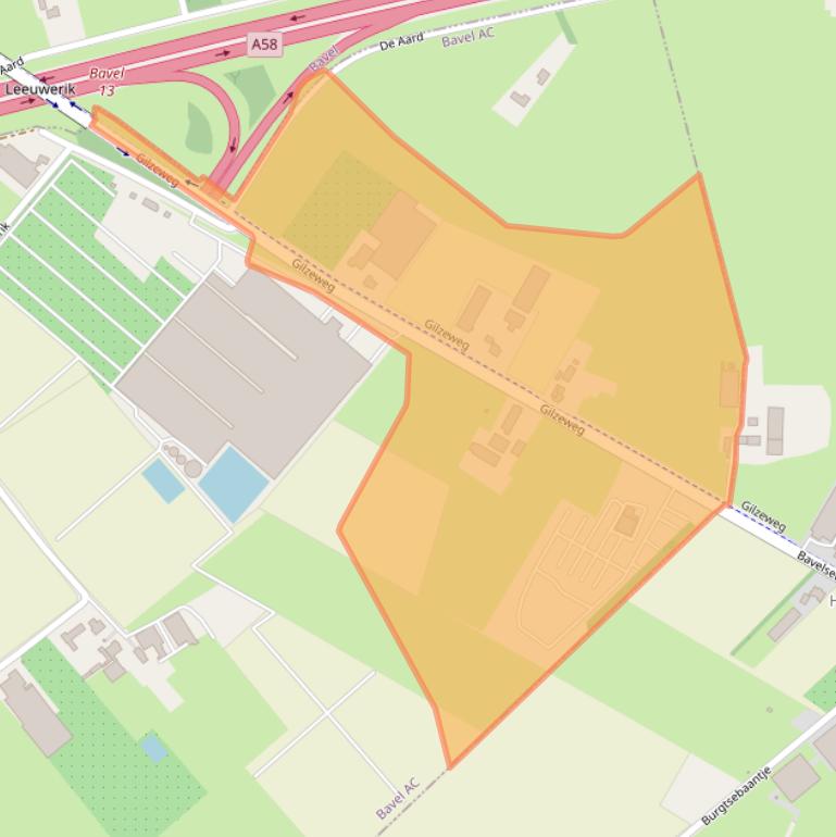 Kaart van postcodegebied 4859AB.