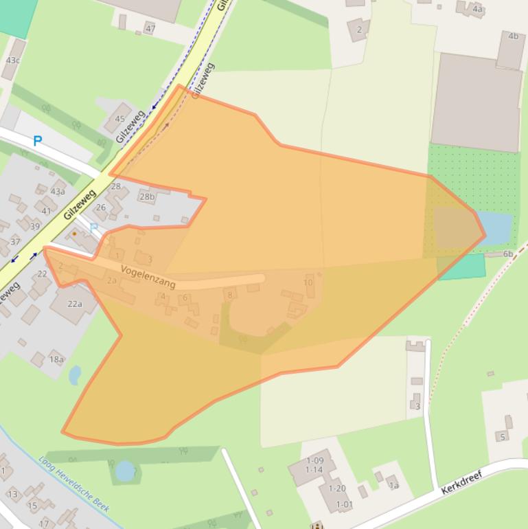 Kaart van postcodegebied 4861AV.