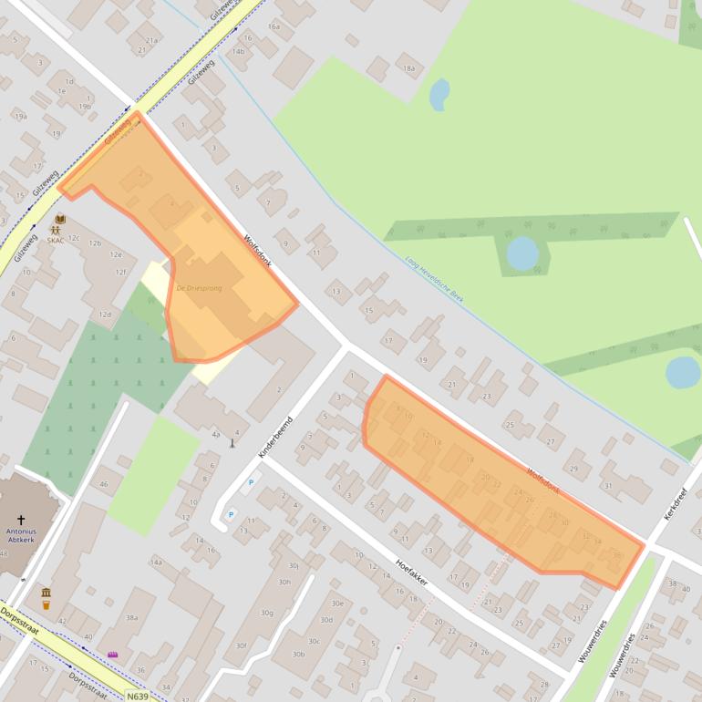 Kaart van postcodegebied 4861BB.