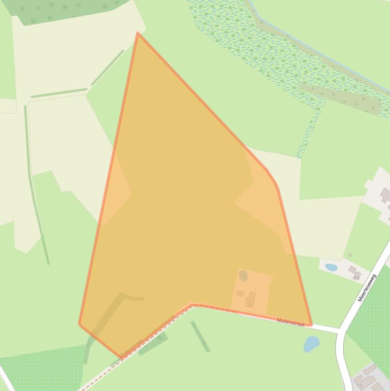 Kaart van postcodegebied 4861CG.