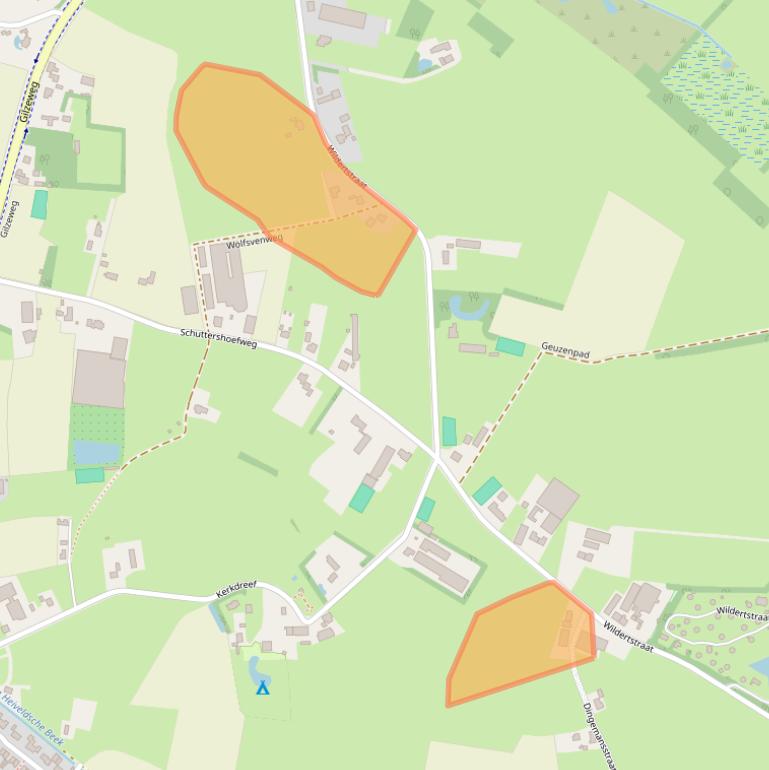 Kaart van postcodegebied 4861PT.