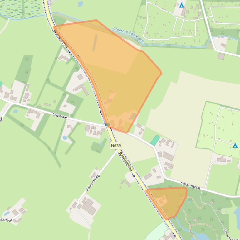 Kaart van postcodegebied 4861RG.