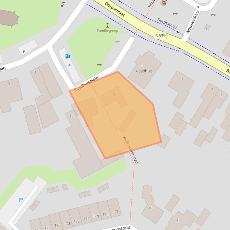 Kaart van postcodegebied 4861RW.