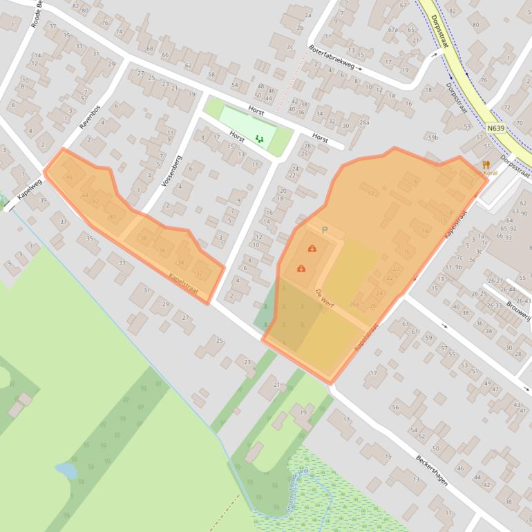 Kaart van postcodegebied 4861SC.