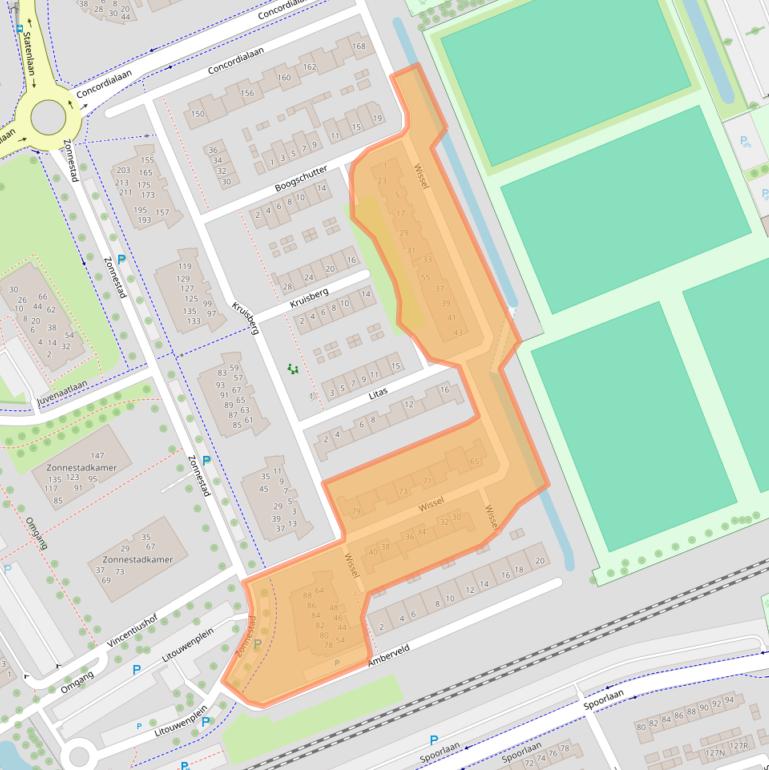 Kaart van postcodegebied 4871BL.