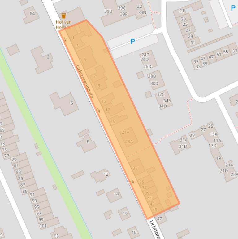 Kaart van postcodegebied 4871CA.