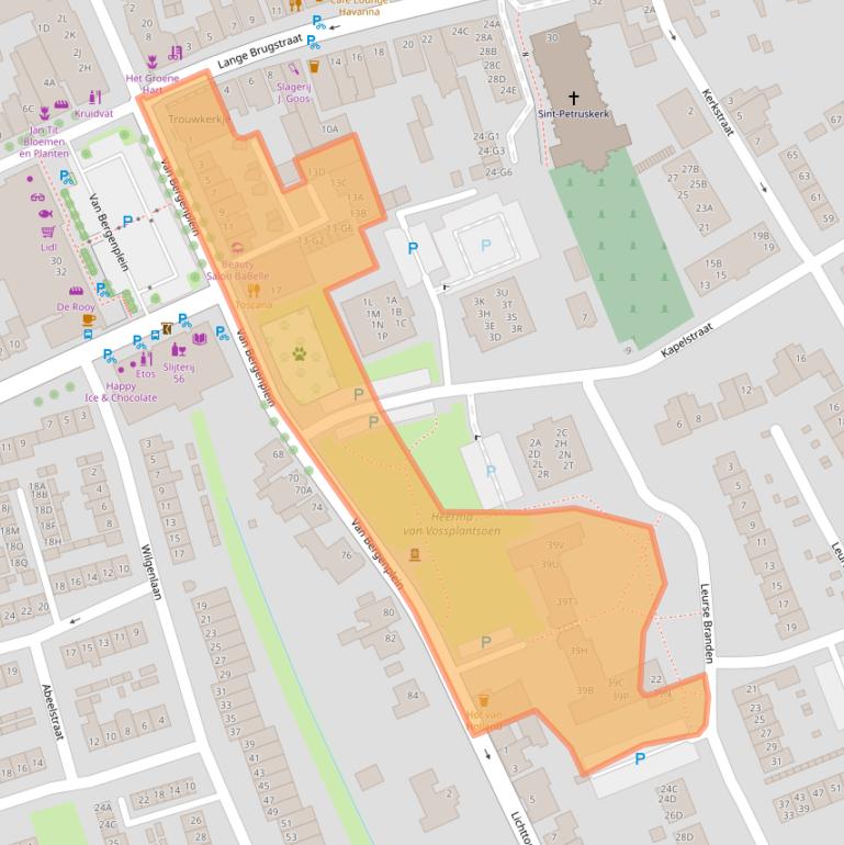 Kaart van postcodegebied 4871CD.