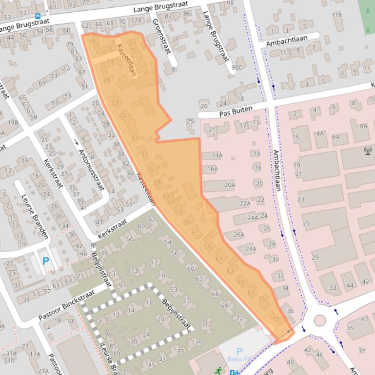 Kaart van postcodegebied 4871CX.