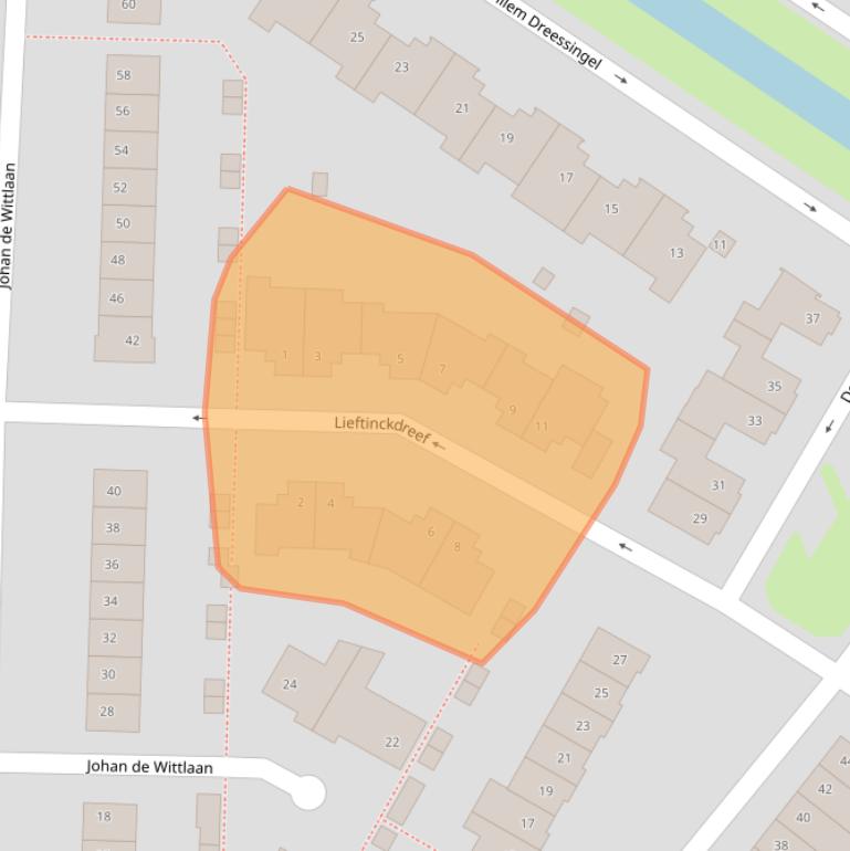 Kaart van postcodegebied 4871GS.