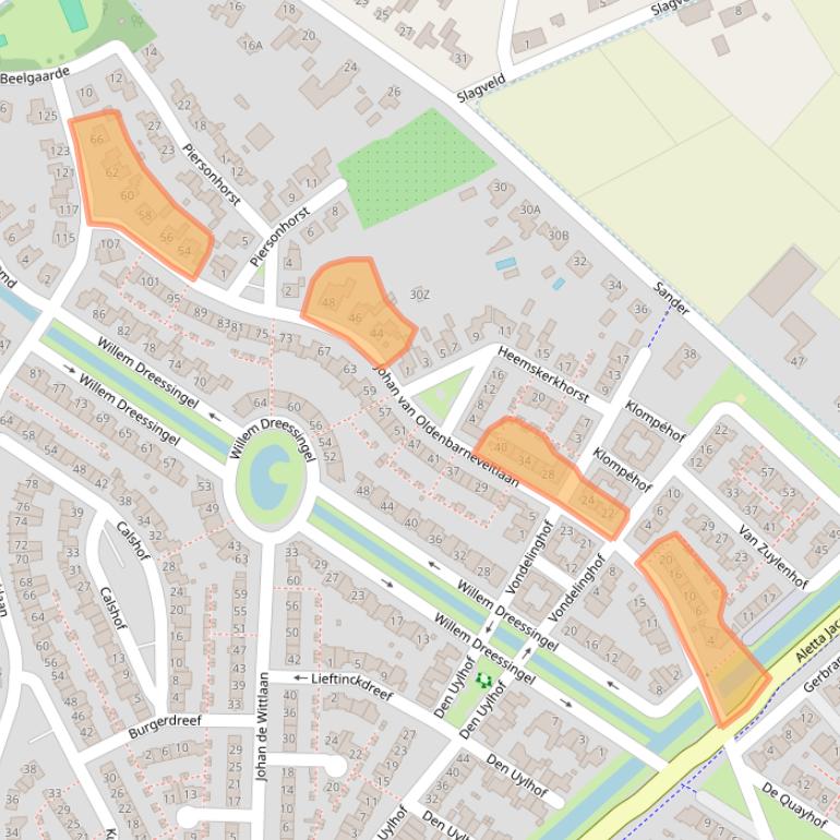 Kaart van postcodegebied 4871HA.