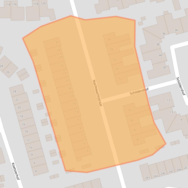 Kaart van postcodegebied 4871KM.
