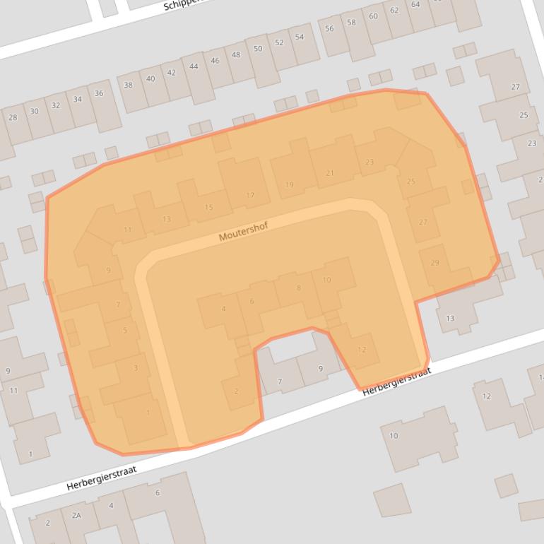 Kaart van postcodegebied 4871KP.