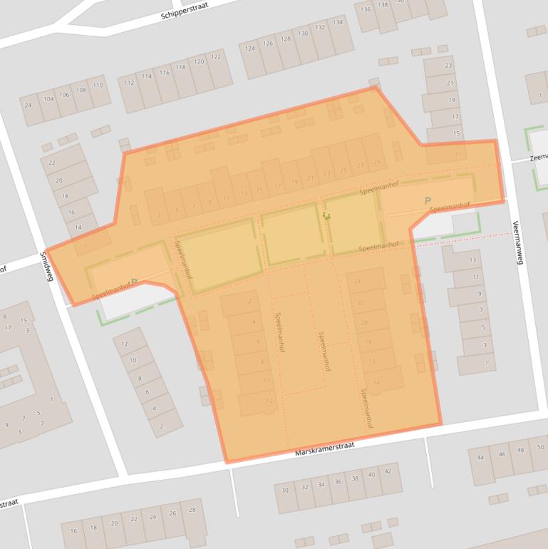 Kaart van postcodegebied 4871MC.