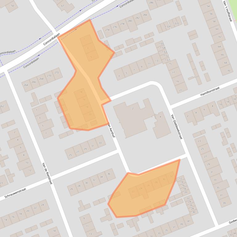 Kaart van postcodegebied 4871SZ.