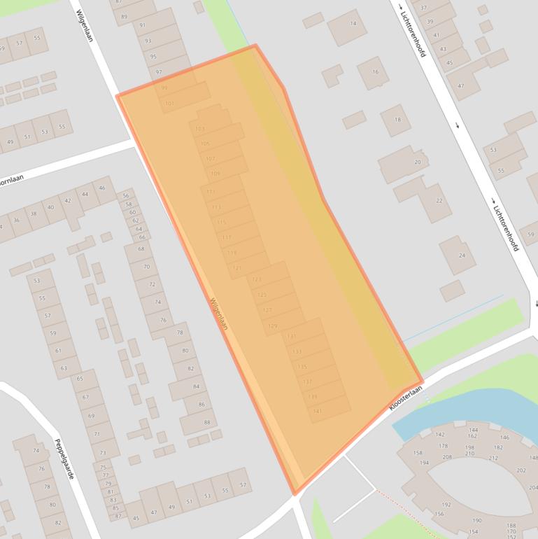 Kaart van postcodegebied 4871VC.