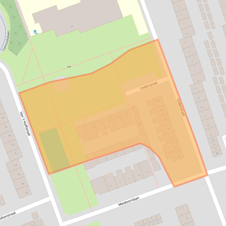 Kaart van postcodegebied 4871VL.