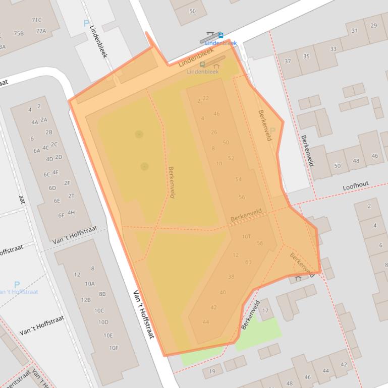 Kaart van postcodegebied 4871WN.