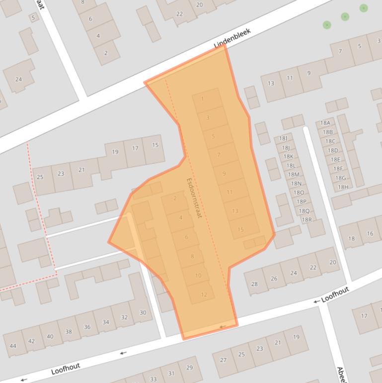 Kaart van postcodegebied 4871WS.