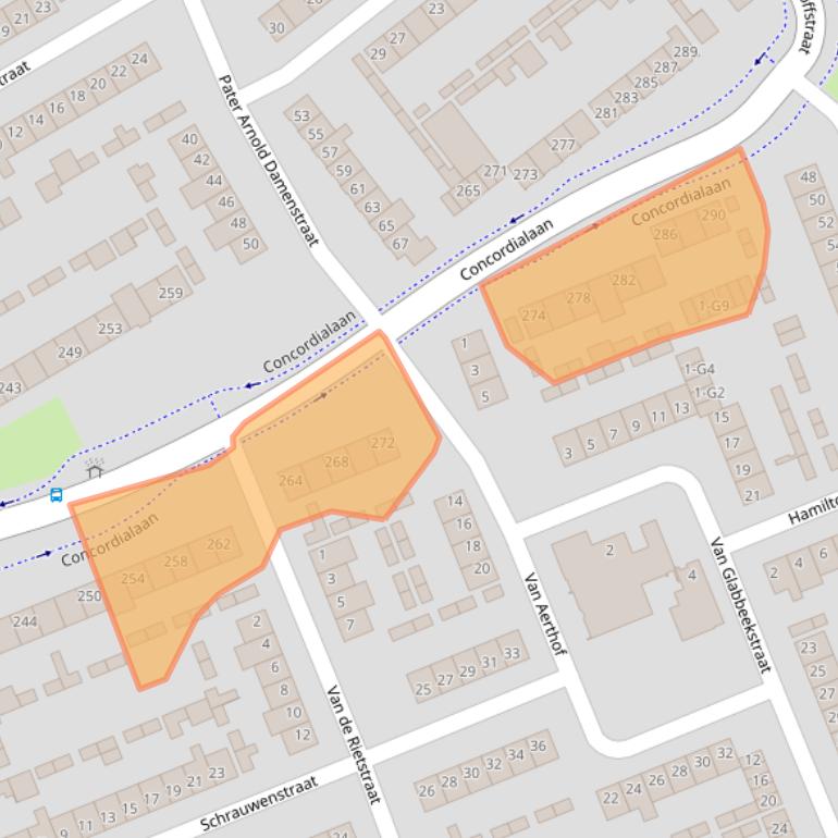 Kaart van postcodegebied 4871ZE.