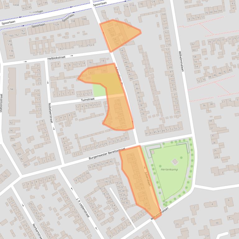 Kaart van postcodegebied 4872BD.