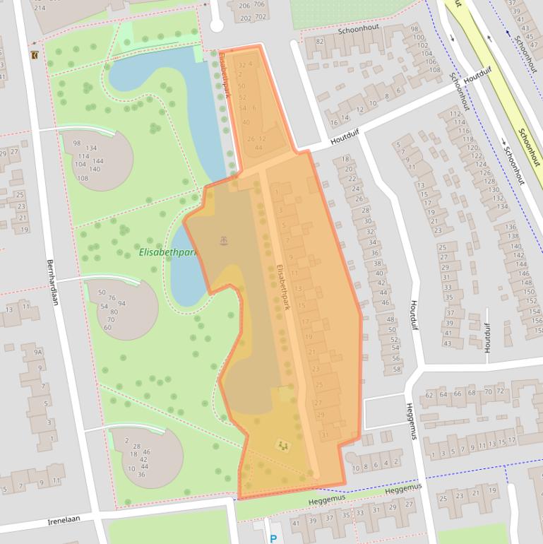 Kaart van postcodegebied 4872BM.