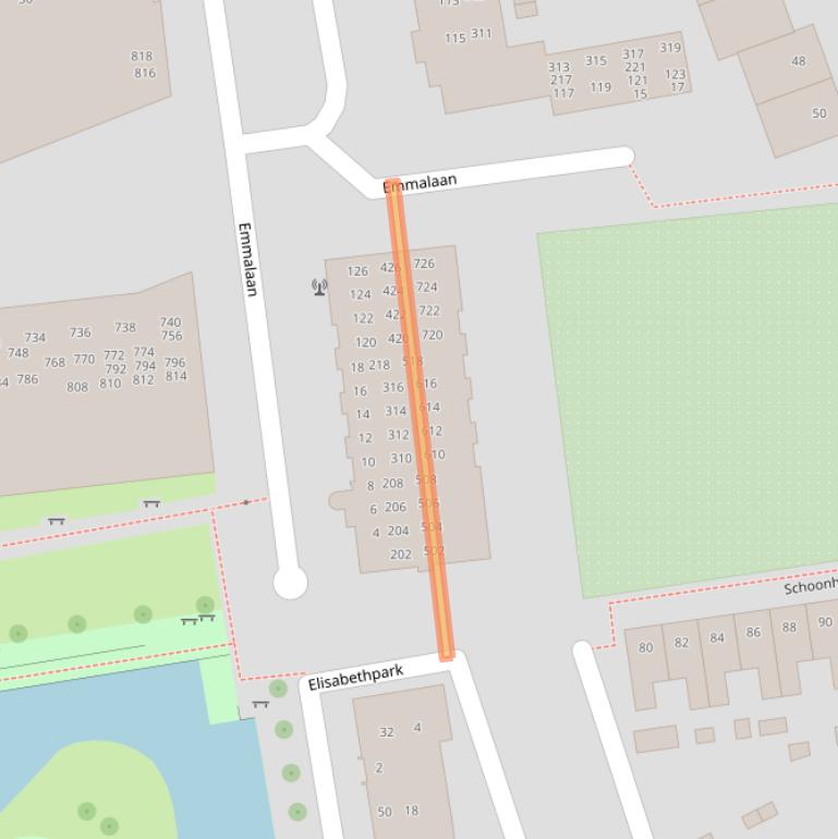 Kaart van postcodegebied 4872CG.