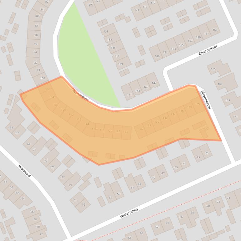 Kaart van postcodegebied 4872RT.