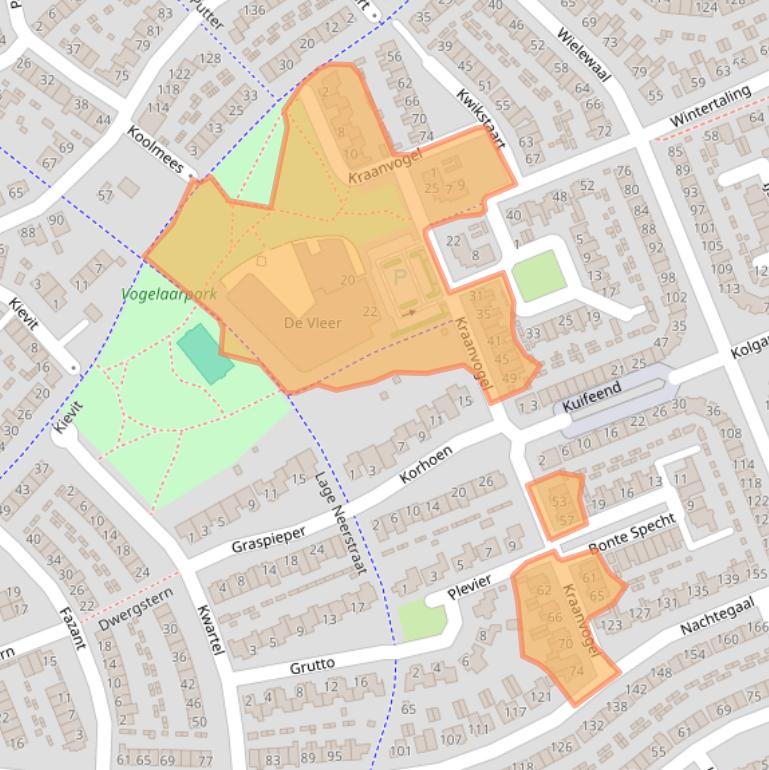 Kaart van postcodegebied 4872SB.
