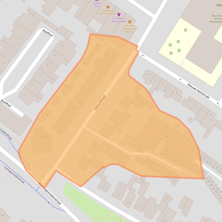 Kaart van postcodegebied 4873CA.