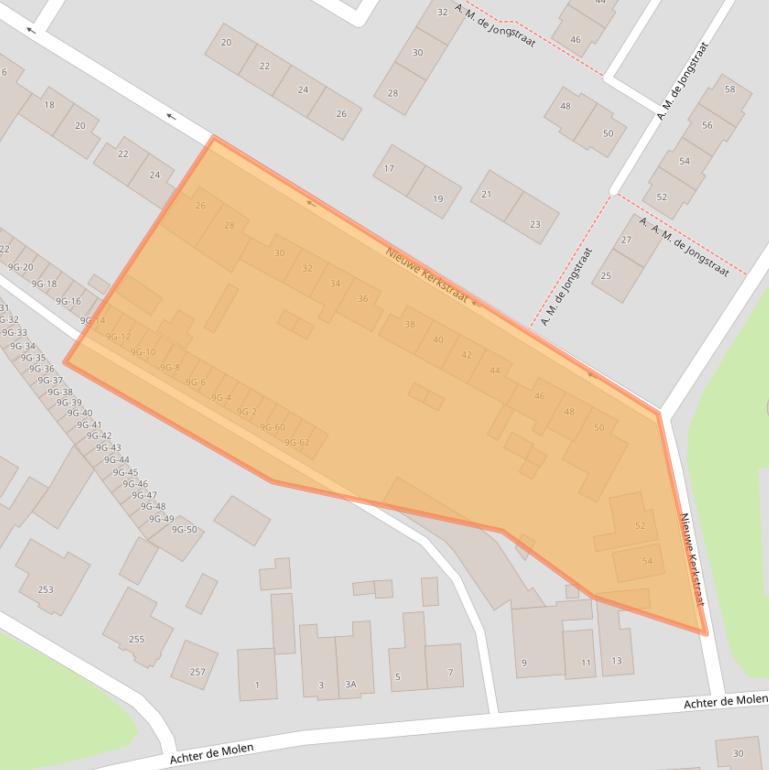 Kaart van postcodegebied 4873CD.