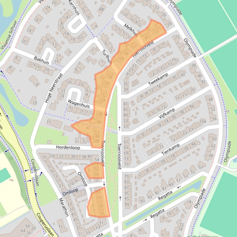 Kaart van postcodegebied 4873DK.