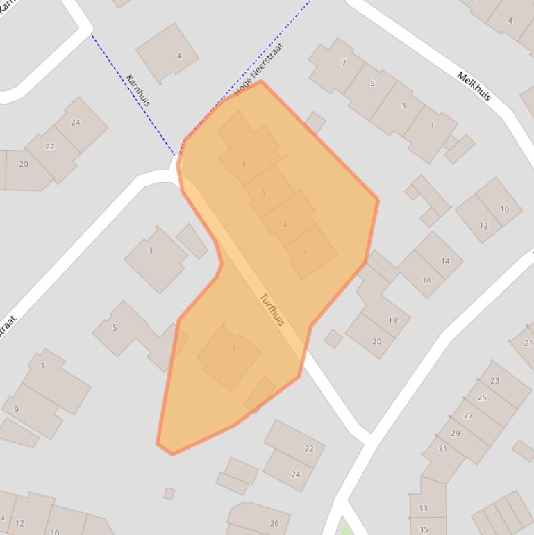 Kaart van postcodegebied 4873DM.