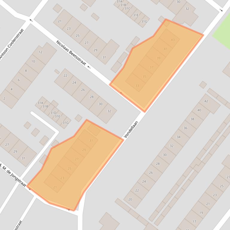 Kaart van postcodegebied 4873EJ.