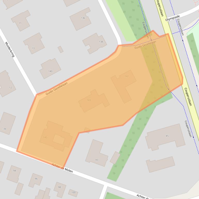 Kaart van postcodegebied 4873GC.