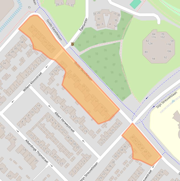 Kaart van postcodegebied 4873GD.