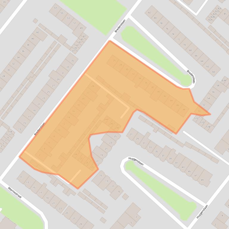 Kaart van postcodegebied 4873GK.