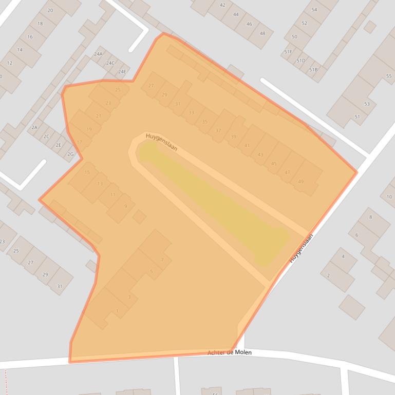 Kaart van postcodegebied 4873GN.